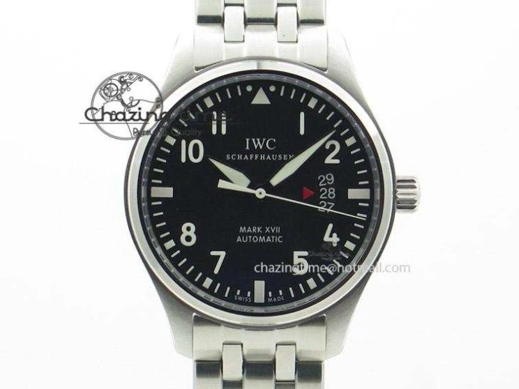 MIROTIME 0307 Elegant Portugieser Perpetual Calendar IW503302 RG V9F 1:1 Best Edition Gray Dial on Black Leather Strap A 7096